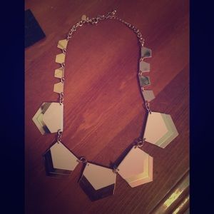 Pink and rose gold necklace